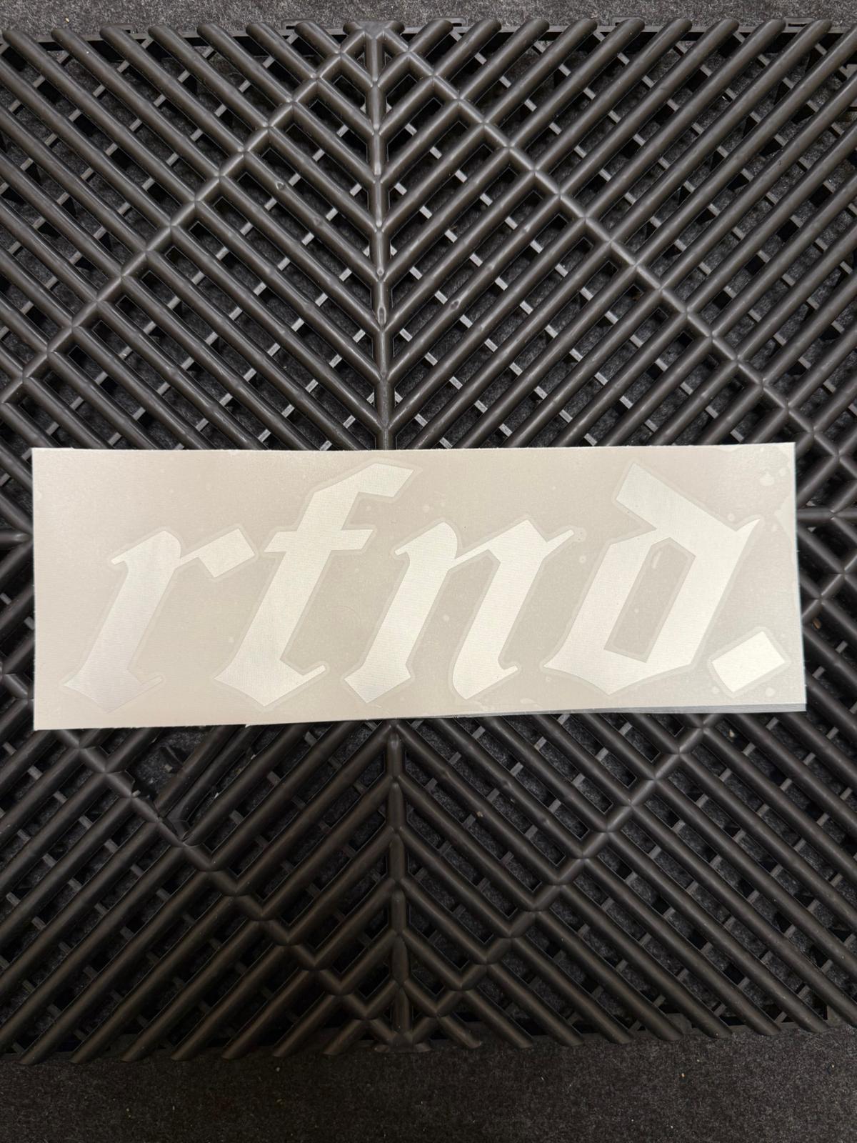 Sticker/Aufkleber rfnd.