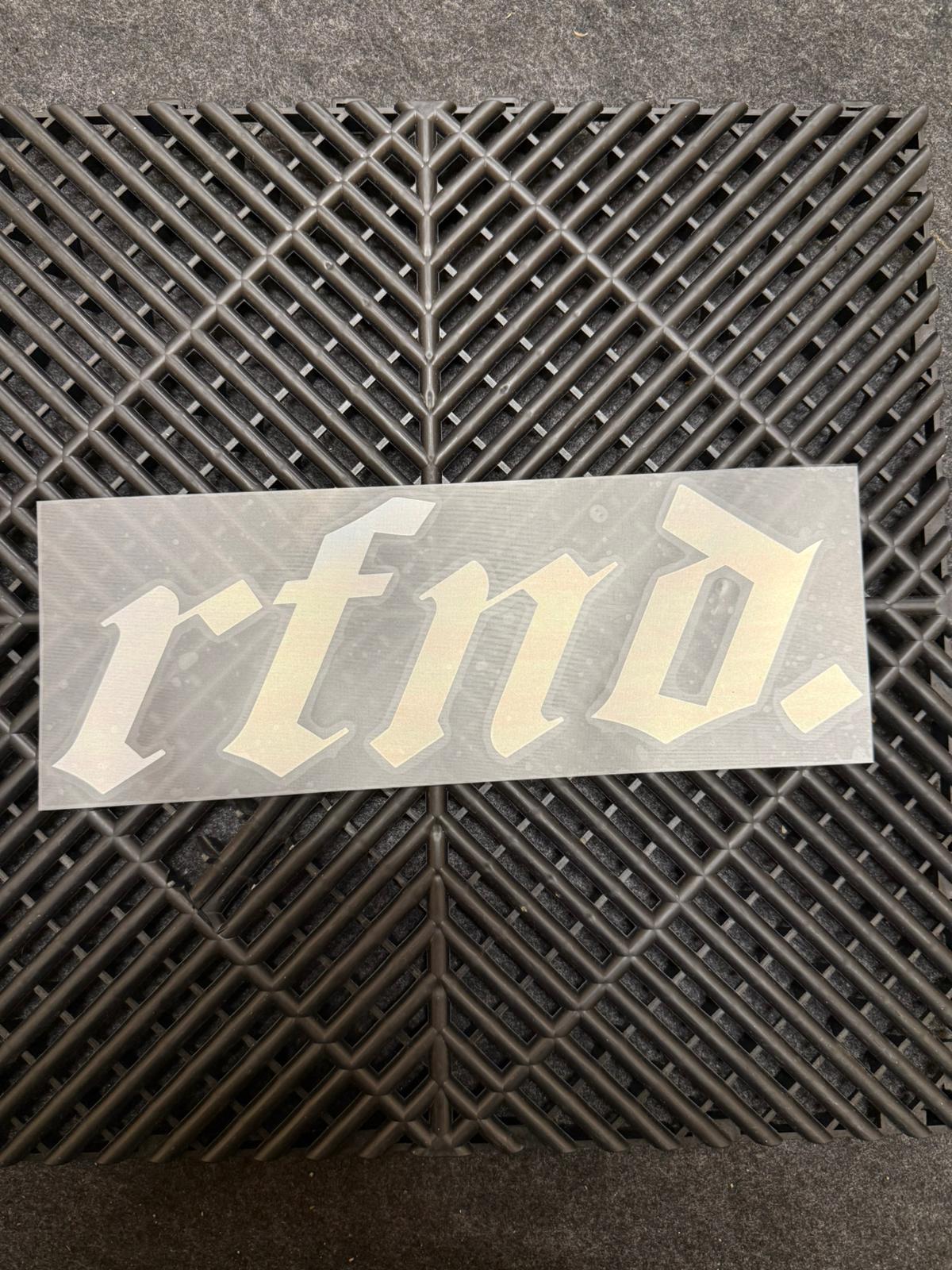 Sticker/Aufkleber rfnd.