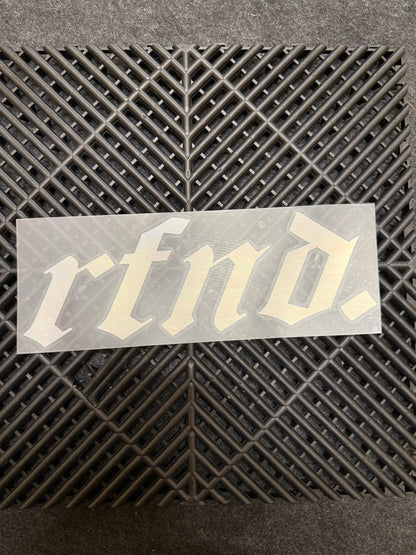 Sticker/Aufkleber rfnd.